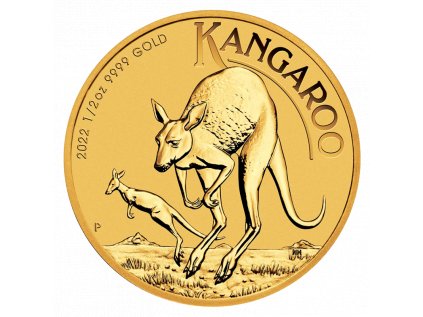 Zlatá investiční mince Kangaroo 1/2 Oz