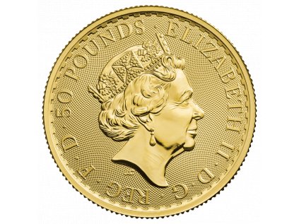 Zlatá investiční mince Britannia 1/2 Oz