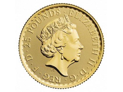 Zlatá investičná minca Britannia 1/4 Oz