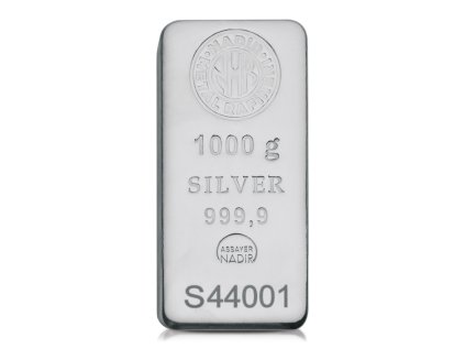 1 Kilo Silver Bar | Nadir Metal Rafineri