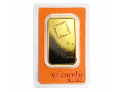 50g investičná zlatá tehlička Valcambi
