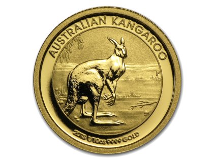 The Perth Mint zlatá minca Kangaroo 1/10 Oz rôzne ročníky