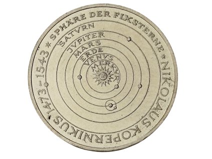 Spolkové Německo 5 Mark 1973 J Mikuláš Koperník 2 Photoroom