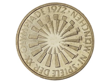 Spolkové Německo 10 Mark 1972 F XX. olympijské hry 1972 v Mnichově v Německu 2 Photoroom