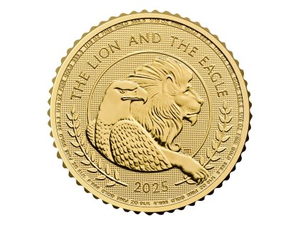 uk25blaegtg the british lion american eagle 2025 bullion 1 10oz gold coin online reverse edge 1500x1500 f3a2c67