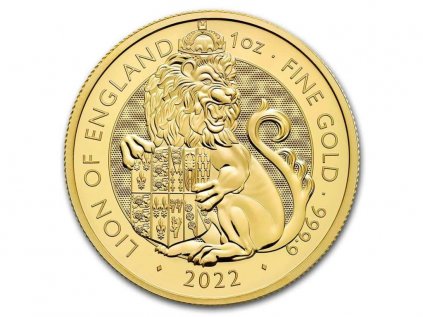Tudor Beasts Lion 1 Oz 2022 L