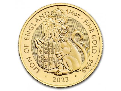 Tudor Beasts Lion 1 4 Oz 2022 L