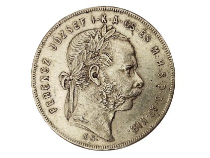 Rakousko Uhersko 1 Florén 1879 KB Uherská ražba 2 Photoroom