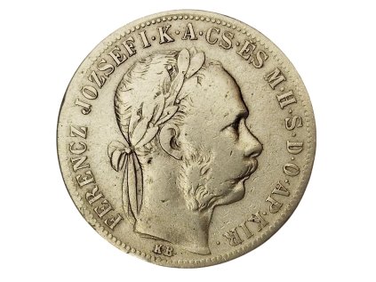 Rakousko Uhersko 1 Florén 1883 KB Uherská ražba 2 Photoroom