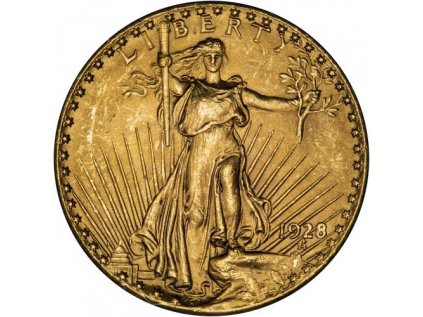 20 Dollar American Double Eagle Saint Gaudens 1928 L