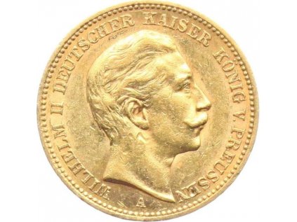 20 Marka Vilém II. Pruský 1899 L