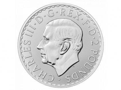 Stříbrná investiční mince Britannia 1 Oz | Charles III | 2023