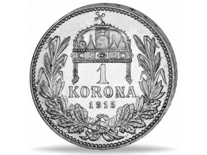 1 korona 1915 2 Uherská ražba