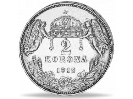 2 korona 1912 2 Uherská ražba