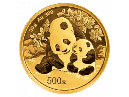 Zlatá investiční mince Panda 30g | 2024