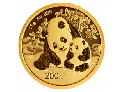 Zlatá investiční mince Panda 15g | 2024