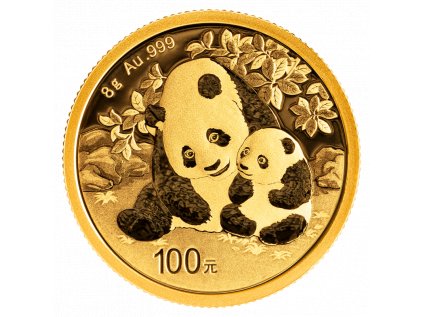 Zlatá investičná minca Panda 8g | 2024