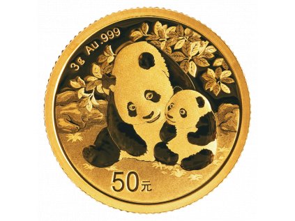 Zlatá investiční mince Panda 3g | 2024