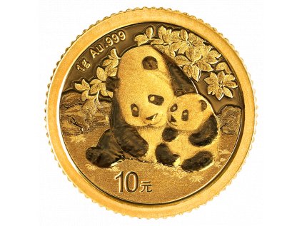 Zlatá investičná minca Panda 1g | 2024
