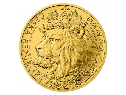zlata mince cesky lev