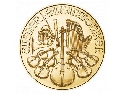 Zlatá investiční mince Wiener Philharmoniker 1/2 Oz