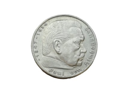 Říšská 5 marka 1936 Paul Von Hindenburg E