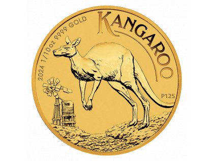 Zlatá investičná minca Kangaroo 1/10 Oz | 2024