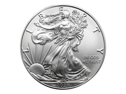 Stříbrná investiční mince American Eagle 1 Oz | starší design různé ročníky 2021 a starší