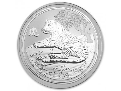 Stříbrná investiční mince Rok Tygra Lunar II 1kg 2010