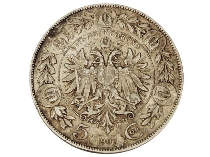 5 koruna Rakouská ražba 1907 1 Photoroom