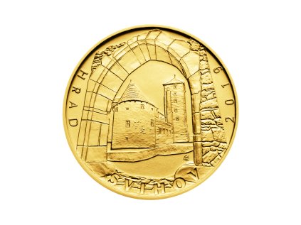 Zlatá minca 5000 Kč Hrad Švihov 2019 Standard