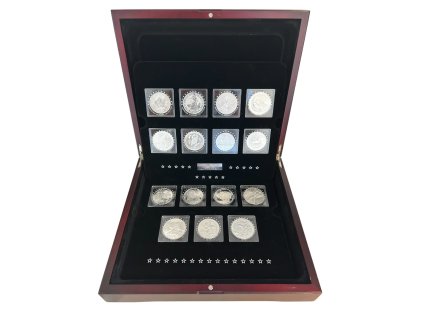 Sada 15 stříbrných mincí Fabulous Silver Collection 1 Oz 2017