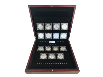 Sada 15 stříbrných mincí Fabulous Silver Collection 1 Oz 2016