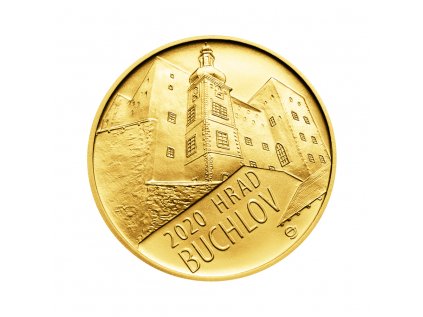 Zlatá minca 5000 Kč Hrad Buchlov 2020 Standard