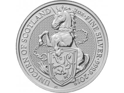 ag The Queen's Beasts 2 Oz Unicorn of Scotland l