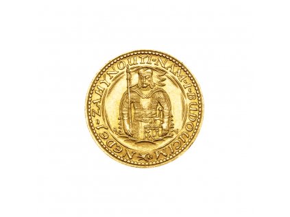 Zlatá minca Svatý Václav Jednodukát Československý 1924