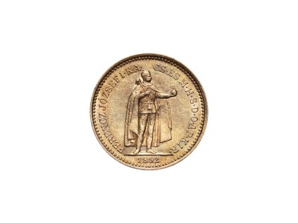 748 zlata mince desetikoruna frantiska josefa i uherska razba 1892
