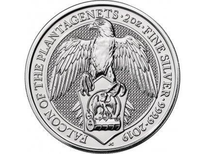 au The Queen's Beasts 2 Oz Falcon of the Plantagenets l