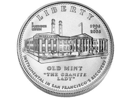 2006 san francisco mint centennial commemorative silver one dollar uncirculated obverse Photoroom
