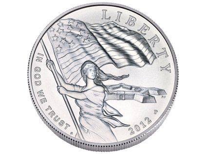 2012 star spangled banner commemorative silver one dollar uncirculated obverse Photoroom
