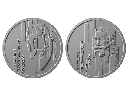 Strieborná minca 200 Kč František Kupka 1oz 2021 Proof