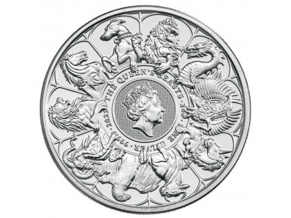 au The Queen's Beasts 2 Oz Completer Coin 2021 l