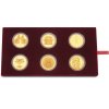 Sada 6 zlatých mincí Mimořádné ražby 2012 - 2021 Proof