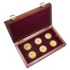 Sada 6 zlatých mincí Mimořádné ražby 2012 - 2021 Proof