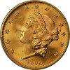 Liberty Head 20 Gold Dollars Type 2 1876 S Obverse