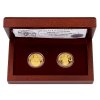 Sada dvou dukátů Královské dvojice Vratislav II. a Svatava Polská 2021 Proof