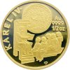 000214 zlata mince 5000 kc karel iv zalozeni univerzity karlovy 1998 1999 proof 01 det