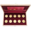Sada 10 zlatých mincí Hrady 2016 - 2020 Standard