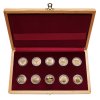 Sada 10 zlatých mincí Kulturní památky technického dědictví 2006 - 2010 Proof