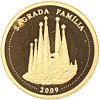 Zlatá minca Kórea North 10 Won Sagrada Familia 0,5 g 2009 Proof